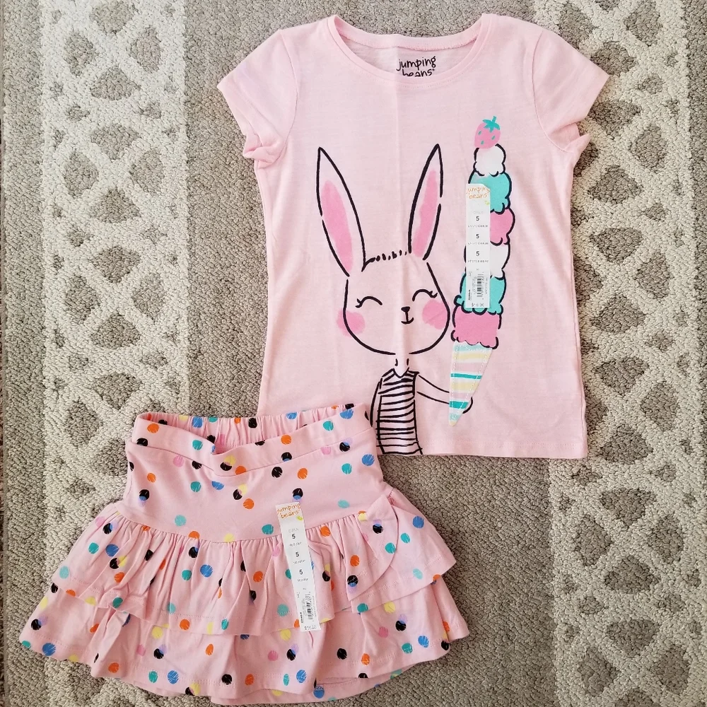 Jumping Beans Scooter Set New Girls Size 5